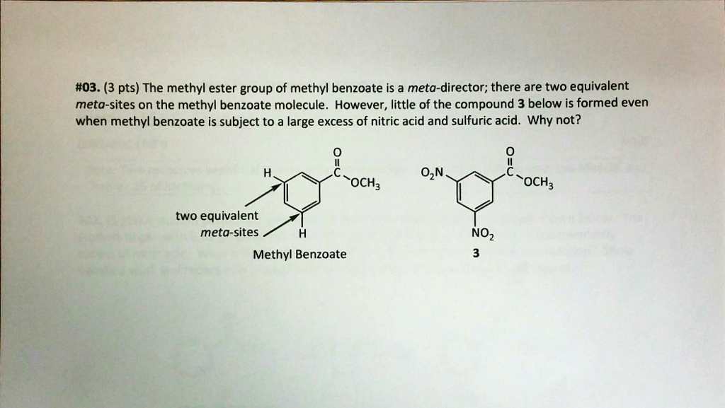 solved-the-methyl-ester-group-of-methyl-benzoate-is-a-chegg