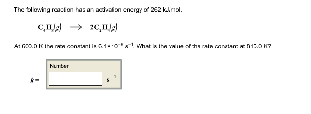 Solved Consider the reaction described by the following Chegg