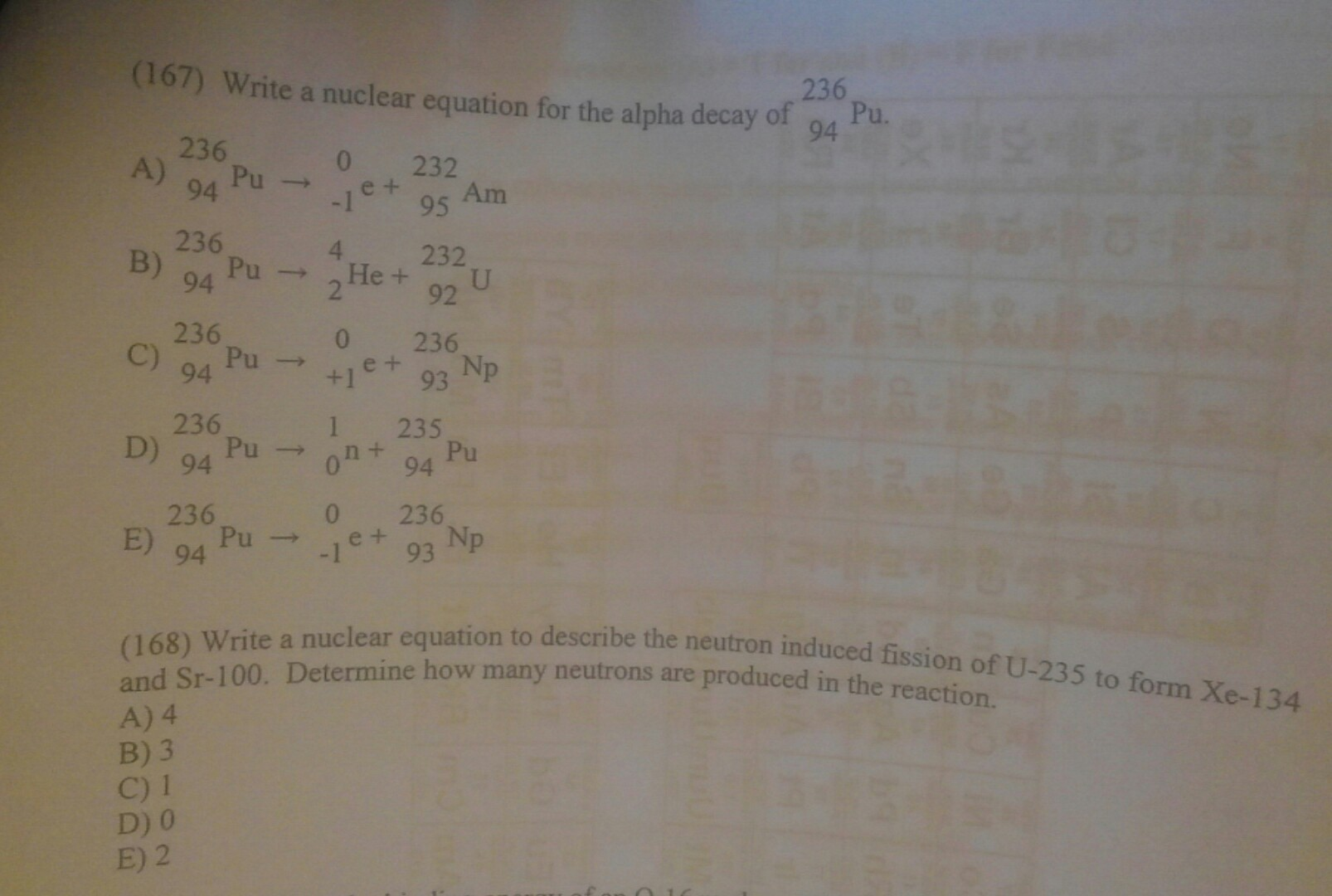 Solved Write A Nuclear Equation For The Alpha Decay Chegg