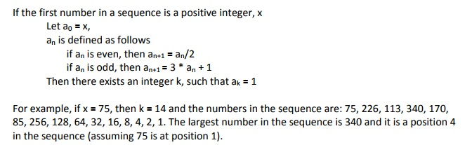 Solved If the first number in a sequence is a positive | Chegg.com