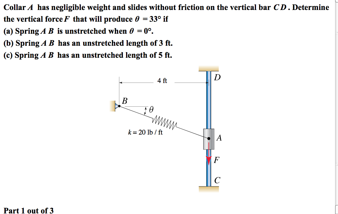 solved-collar-a-has-negligible-weight-and-slides-without-chegg