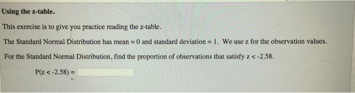 Solved This exercise is to give you practice reading the | Chegg.com