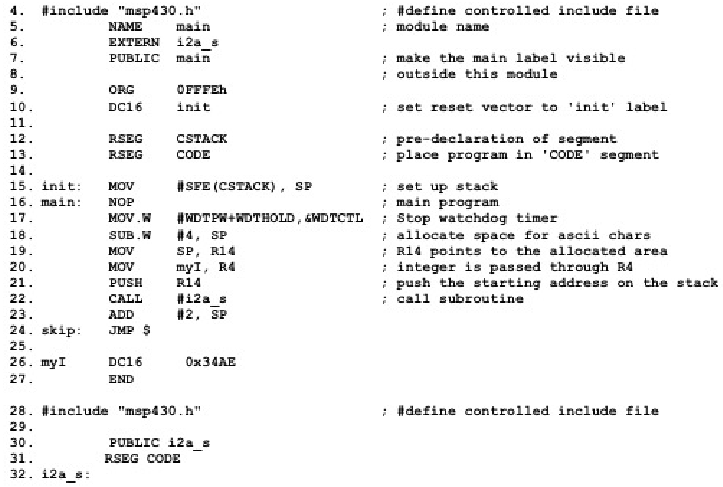 Design and write an MSP430 assembly language | Chegg.com