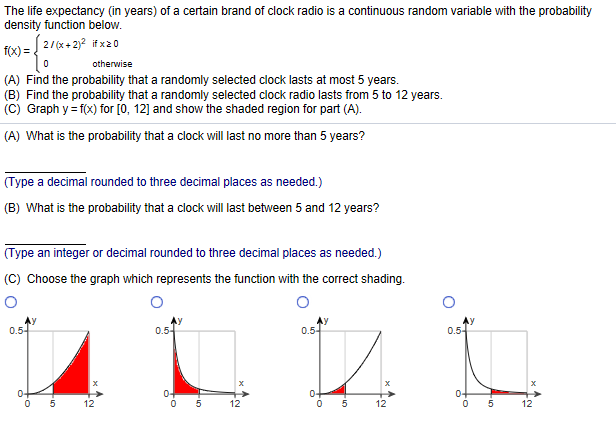 Solved The life expectancy (in years) of a certain brand of | Chegg.com