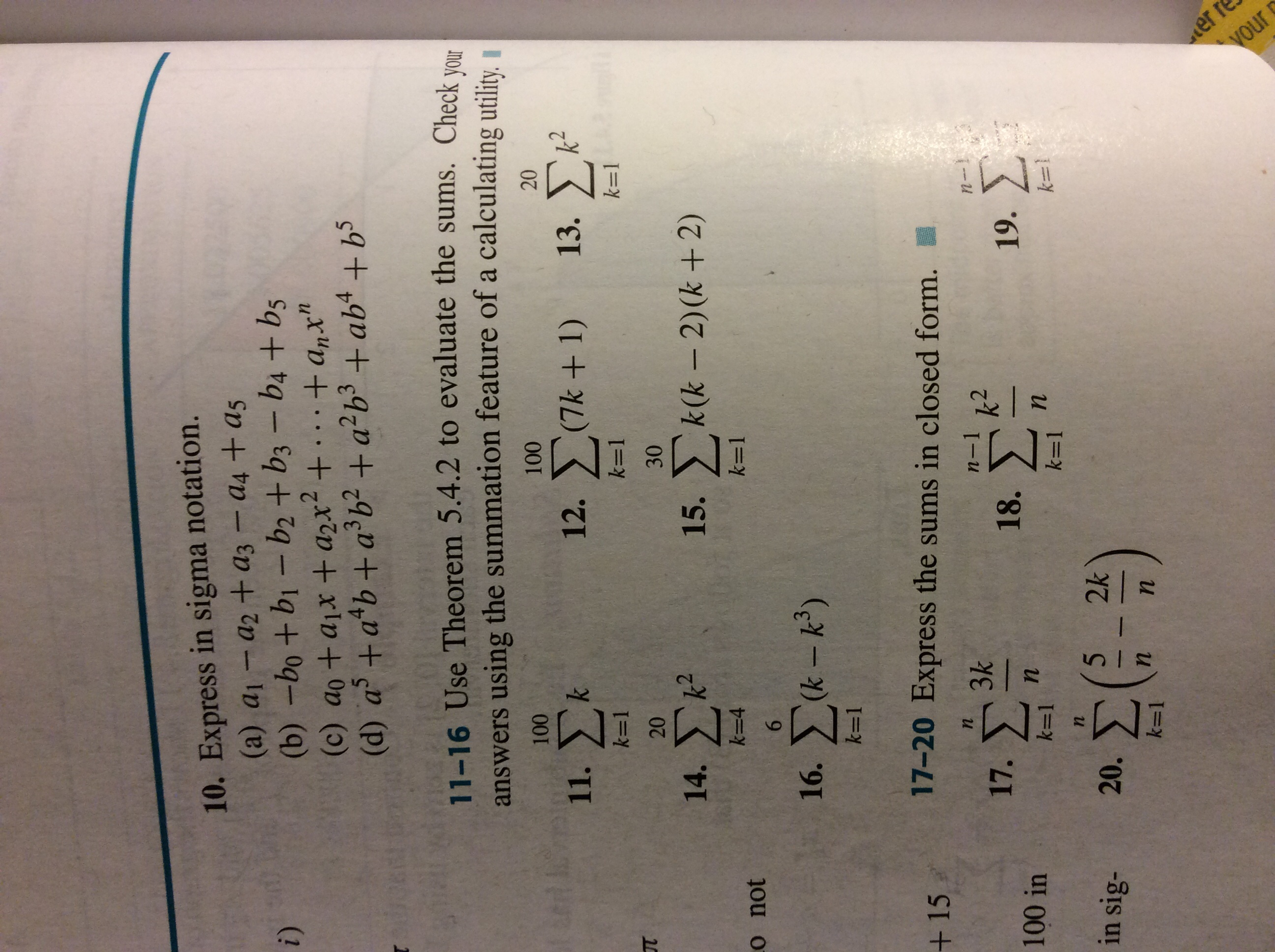 A Better Formula For A1 A2 A3 A4 A5