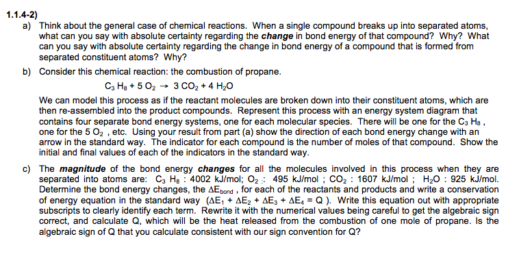 Solved Think about the general case of chemical reactions. | Chegg.com