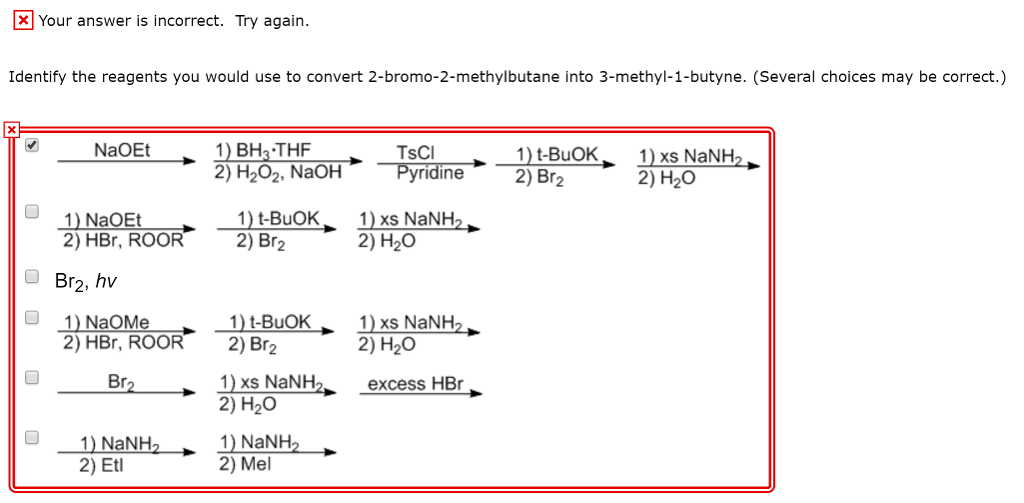 Solved Identify reagents that can be used to achieve each of | Chegg.com