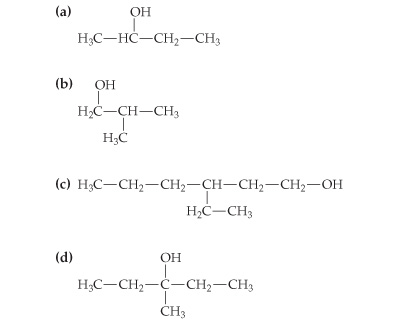 Solved Name each of the following alcohols. | Chegg.com