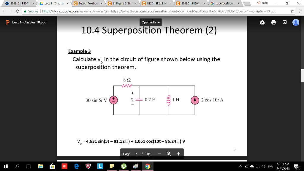 Electrical Engineering Archive | April 23, 2018 | Chegg.com