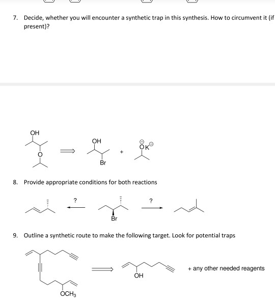 Solved 4. Decide, whether you will encounter a synthetic | Chegg.com