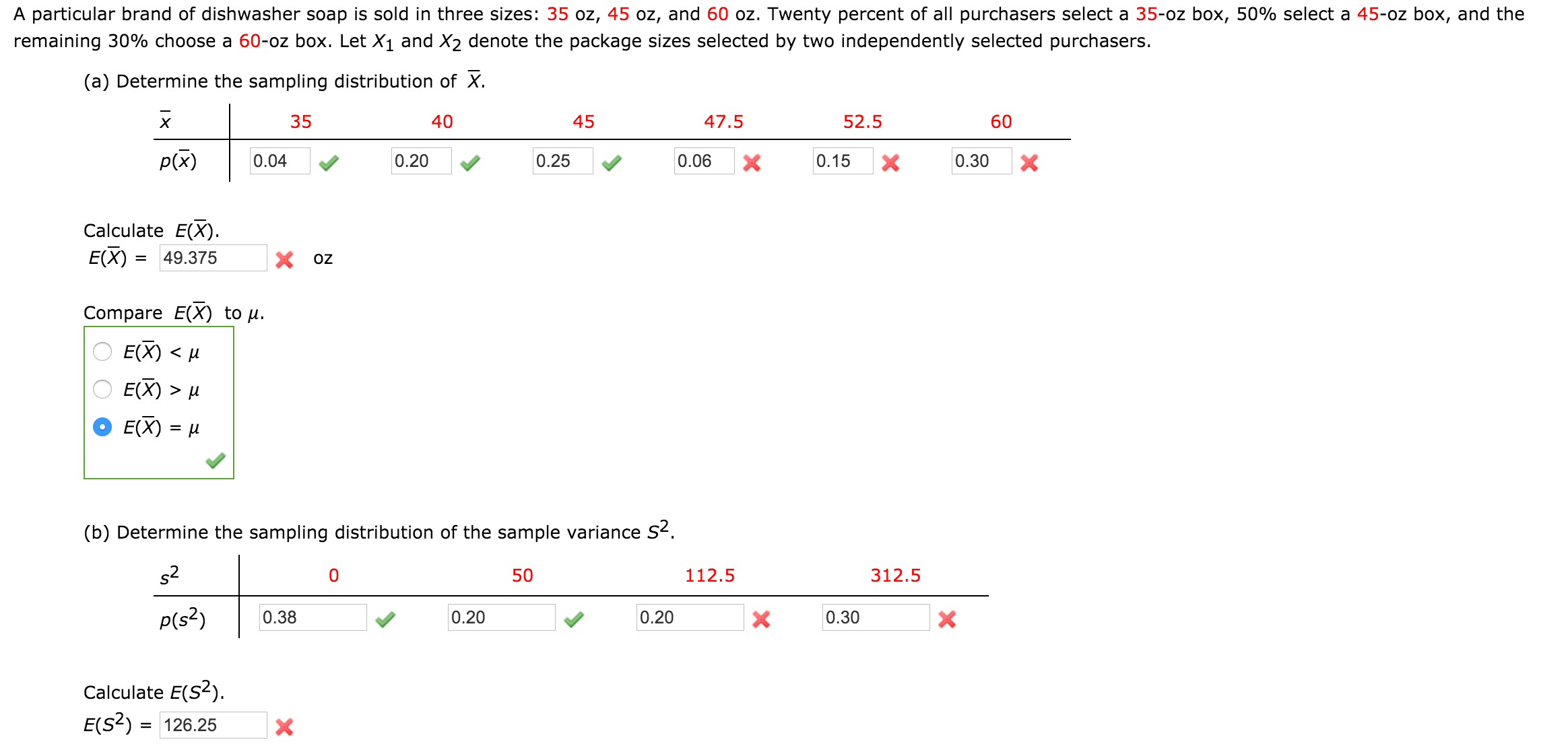 Solved A particular brand of dishwasher soap is sold in