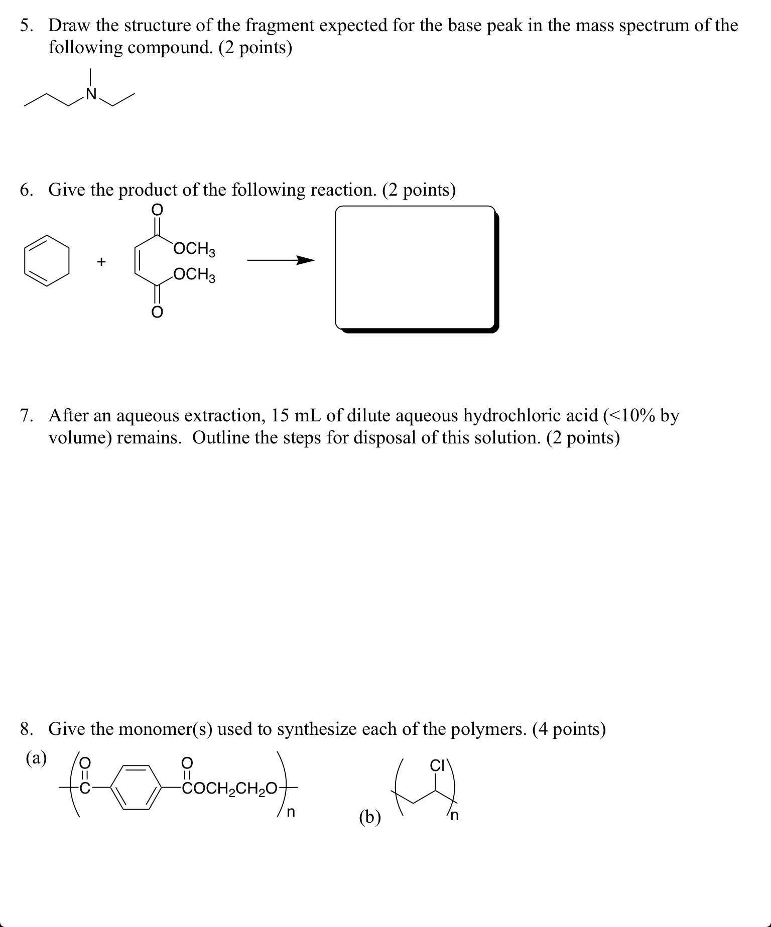 Solved Draw the structure of the fragment expected for the | Chegg.com