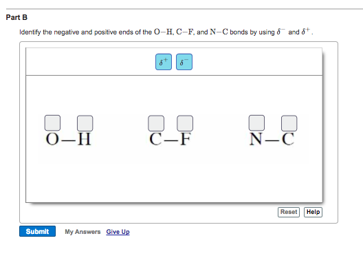 Solved Part B Identify The Negative And Positive Ends Of The | Chegg.com