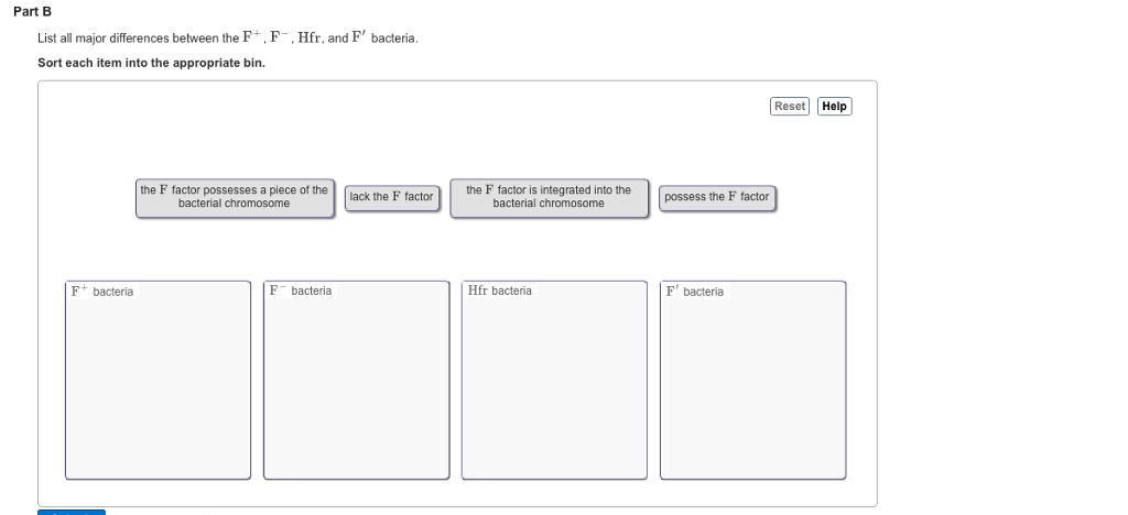 Solved Part B List all major differences between the F+F | Chegg.com