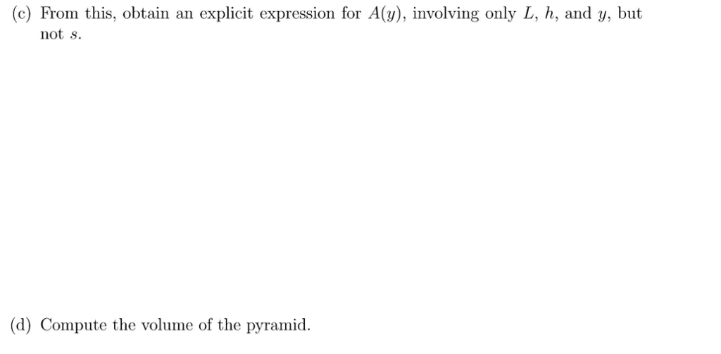 Solved 4. In this exercise, we will find the volume of a | Chegg.com
