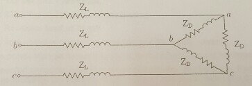 Solved A Balanced 415.6922-V Three-phase Source Supplies A | Chegg.com