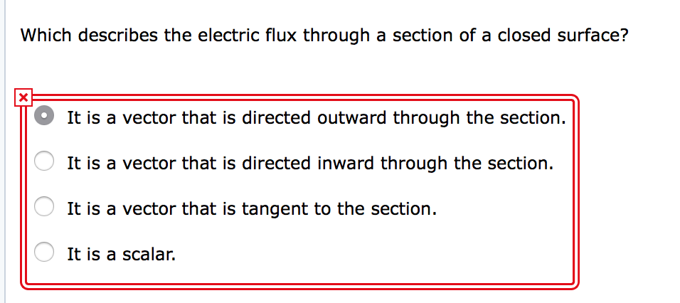 electric flux equation closed surface