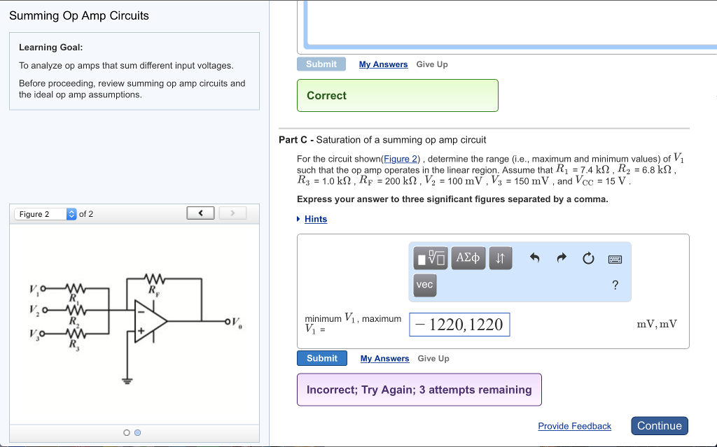 Solved Summing Op Amp Circuits Learning Goal To Analyze Op | Chegg.com