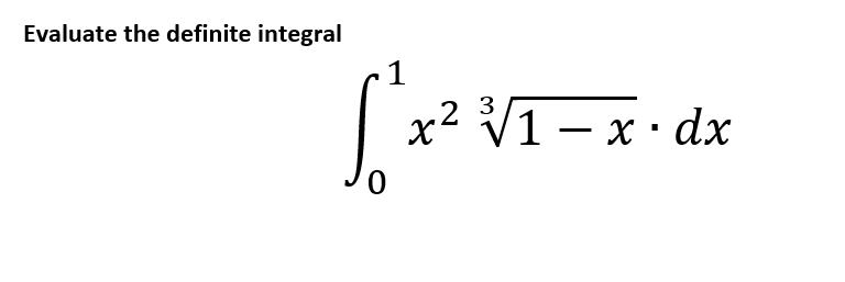 Solved Evaluate the definite integral J 0 | Chegg.com