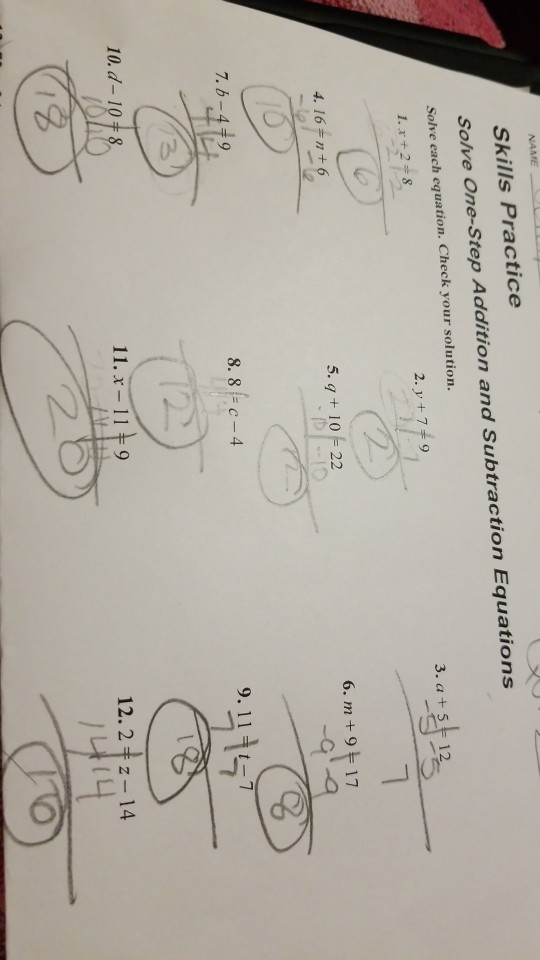 Lesson 2 skills practice solve and write addition equations brian harrington s addition worksheets