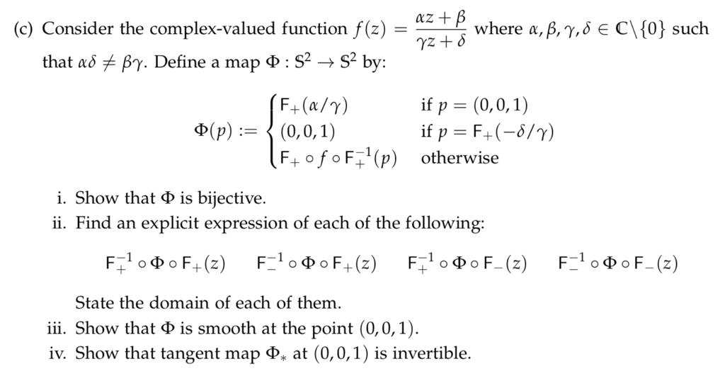 4 Let F And F Be The Stereographic Chegg