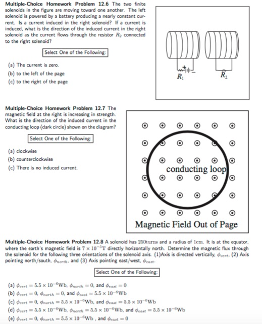 Solved The two finite solenoids in the figure are moving
