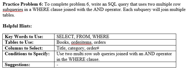 Practice Problem 5 To complete problem 5 write an Chegg