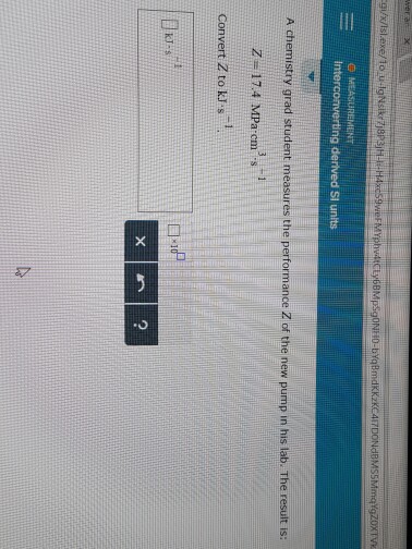 Solved A chemistry grad student measures the performance Z | Chegg.com