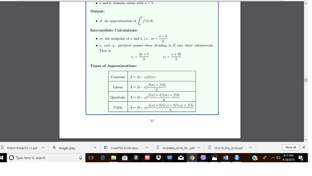 these questions are related to numerical analysis.