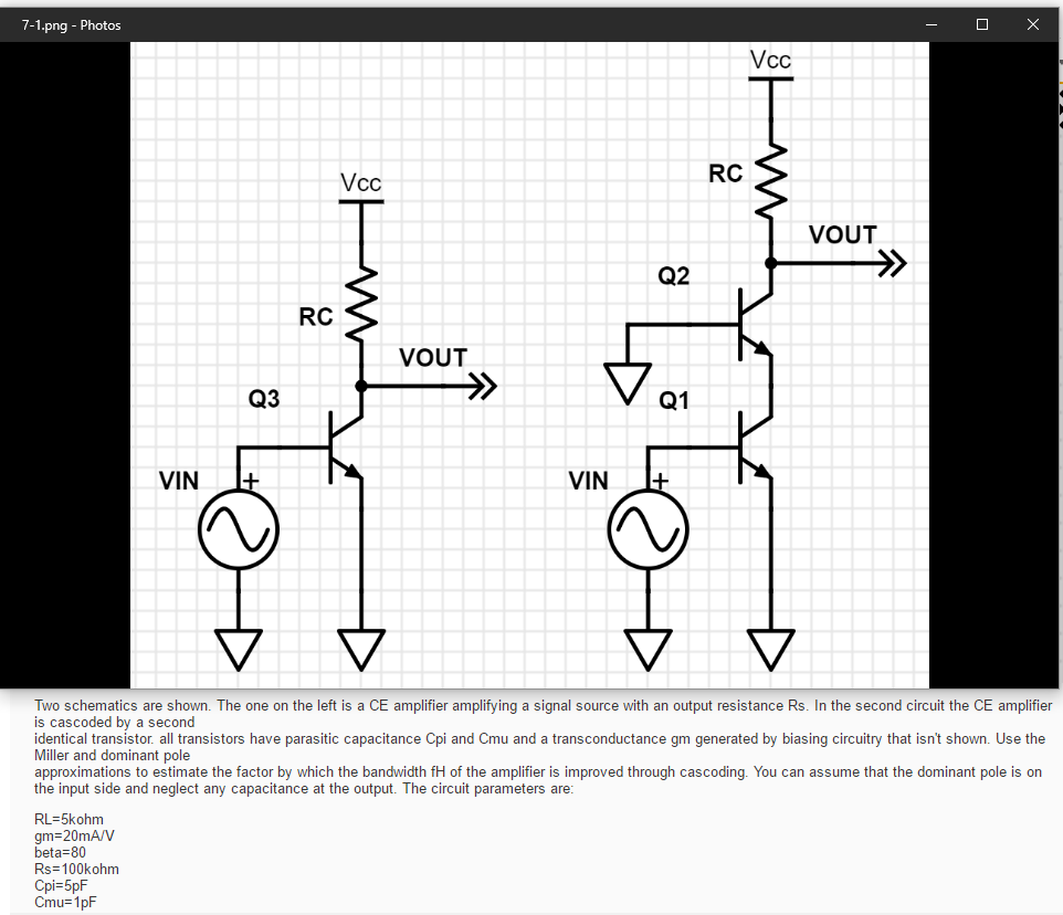 Solved Two schematics are shown. The one on the left is a | Chegg.com