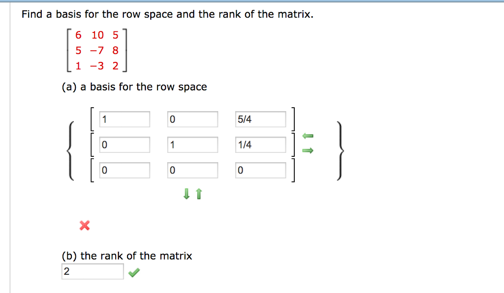 Solved Find a basis for the row space and the rank of the Chegg