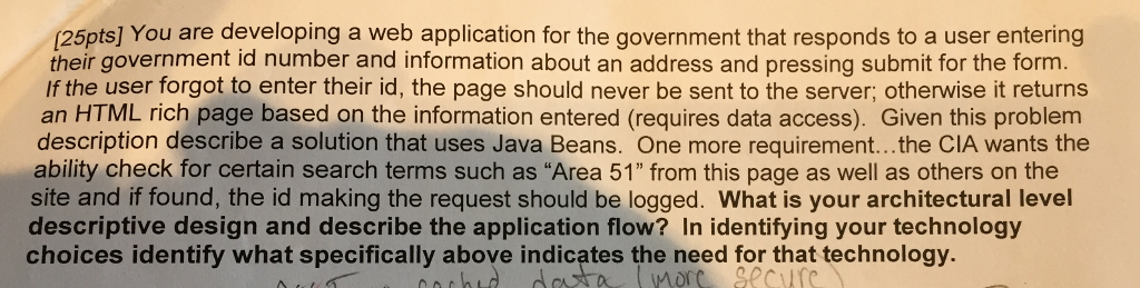 solved-25pts-you-are-developing-a-web-application-for-the-chegg