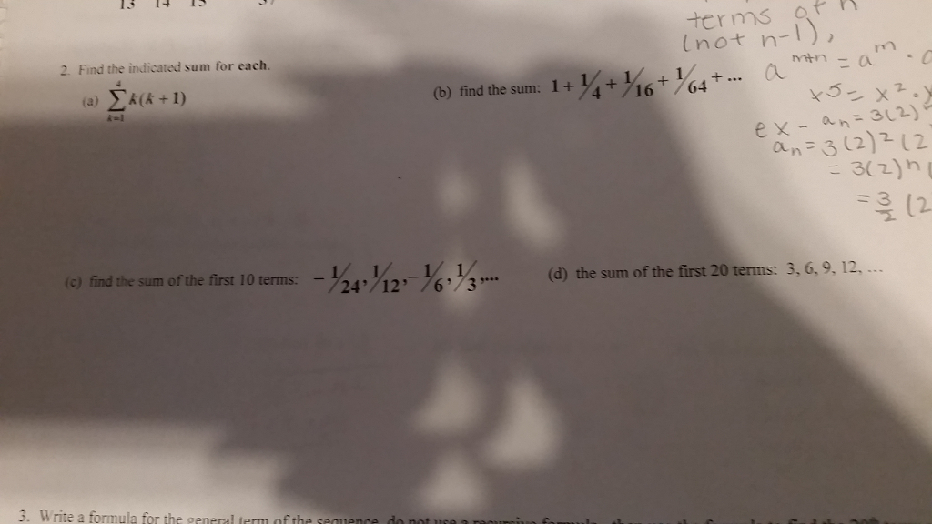 solved-find-the-indicated-sum-for-each-a-sigma-4-k-1-k-k-chegg