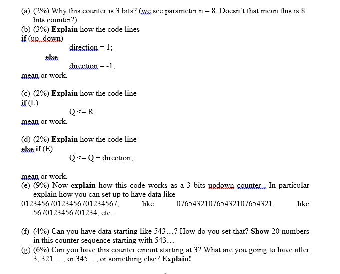 Solved 4. (28%) Counter You have done counter in Lab 5. | Chegg.com