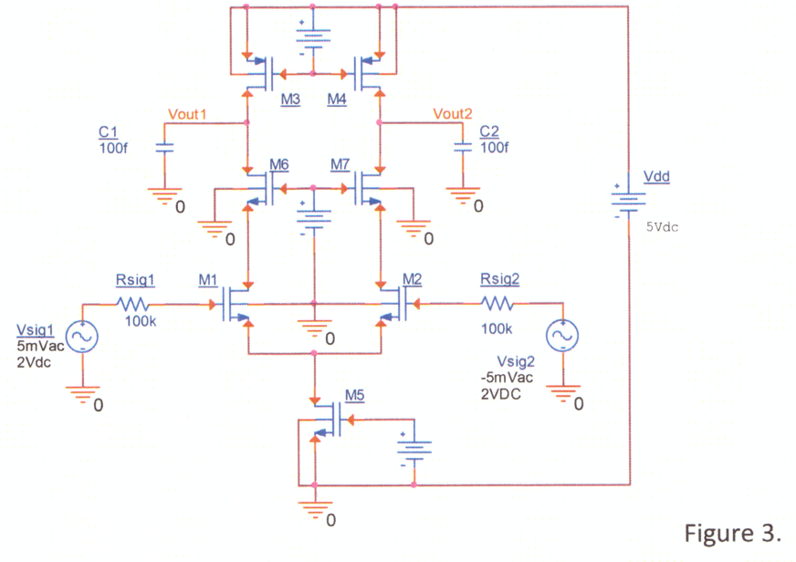Solved A cascode amplifier (CS+CG) is shown in Figure 3 is | Chegg.com
