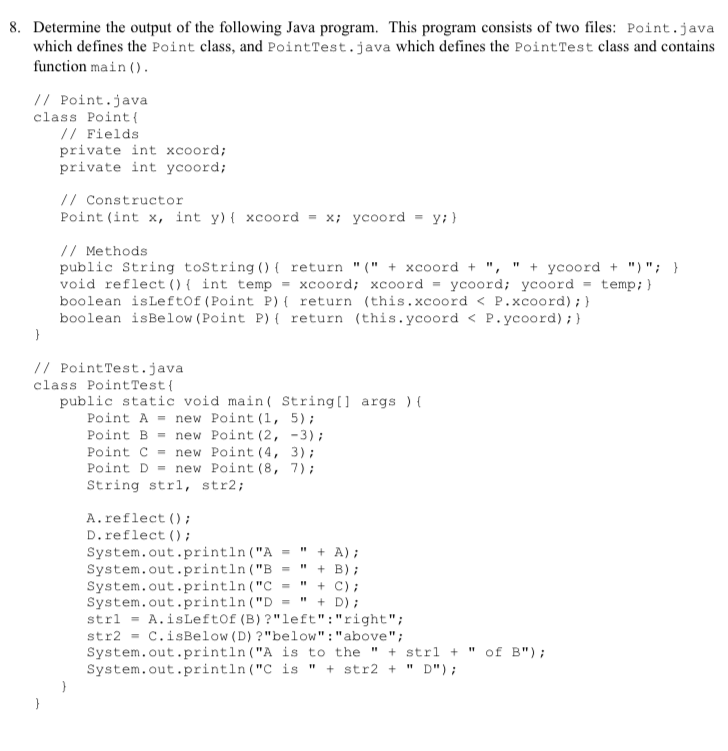 Solved Specifically, how do I find the value of str1 and | Chegg.com