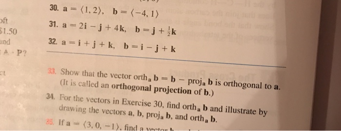 Solved A = (1, 2). B = (-4, 1) A = 2i - J + 4k. B = J + 1/2k | Chegg.com