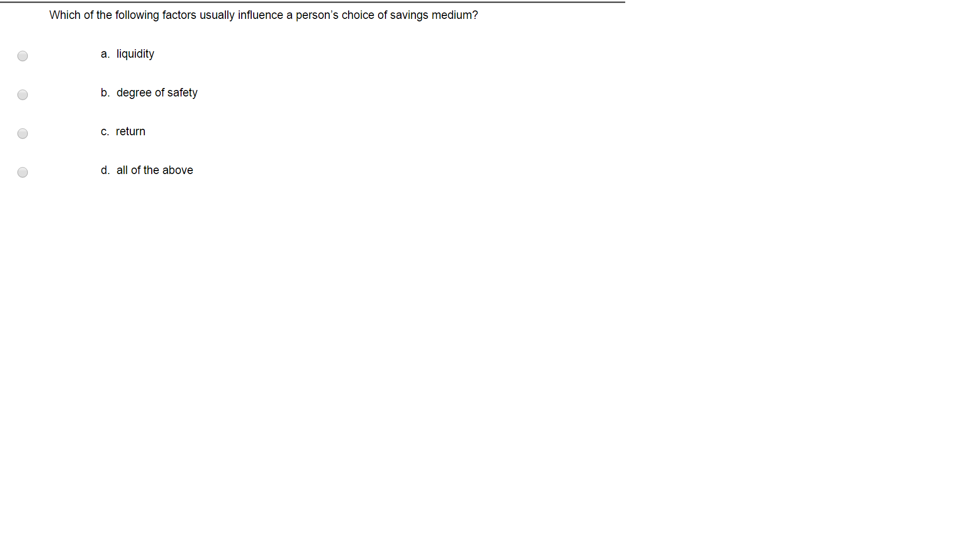 Solved Which of the following factors usually influence a | Chegg.com