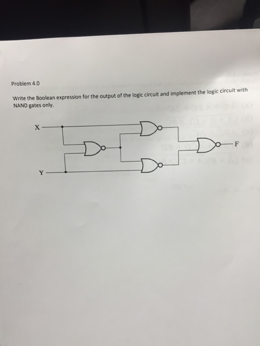 Solved Write the Boolean expression for the output of the | Chegg.com