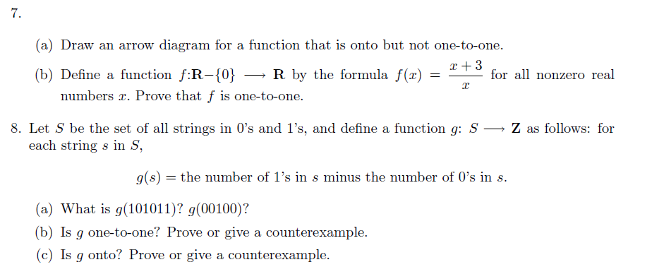 Solved Draw an arrow diagram for a function that is onto but | Chegg.com
