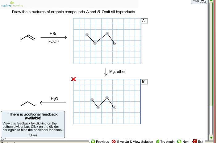 Solved Draw The Structures Of Organic Compounds A And B. | Chegg.com ...