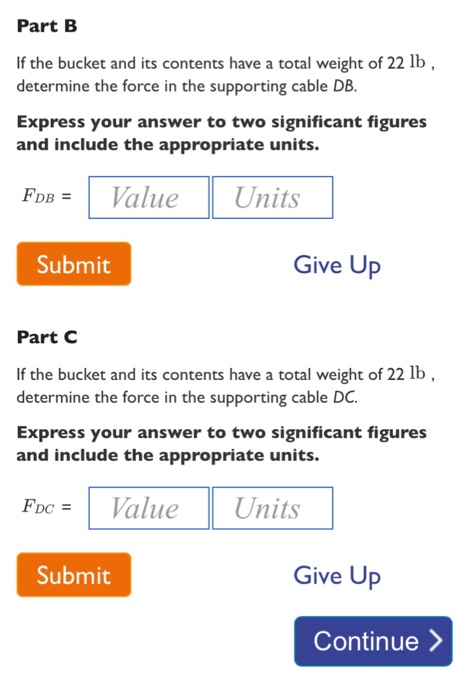 Solved Problem 3.45 Part A If the bucket and its contents | Chegg.com