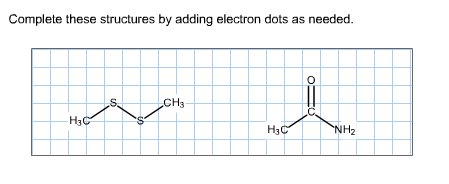 Solved: Complete These Structures By Adding Electron Dots | Chegg.com