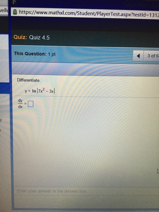 solved-y-ln-7x-2-3x-chegg
