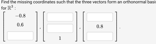 Solved Find The Missing Coordinates Such That The Three 8267