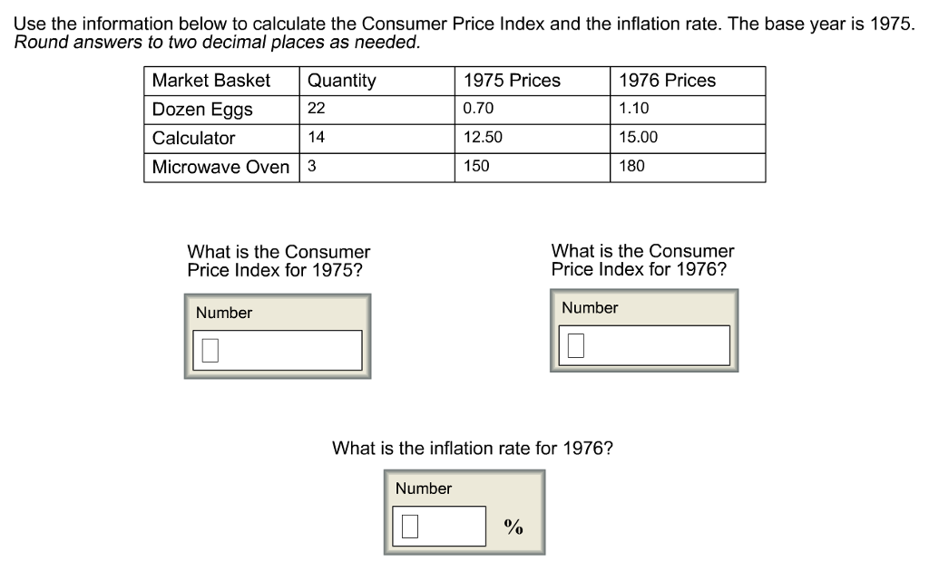 Solved Use The Information Below To Calculate The Consumer Chegg Solved Use The Information Below To Calculate The Consumer Chegg