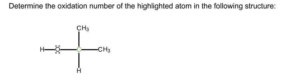 Solved Determine the oxidation number of the highlighted | Chegg.com