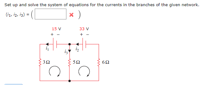 Solved Set up and solve the system of equations for the | Chegg.com