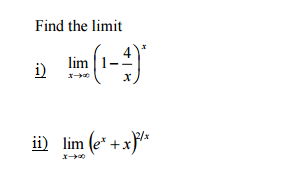 Solved Indeterminate Forms and l'Hopital's Rule Find the | Chegg.com