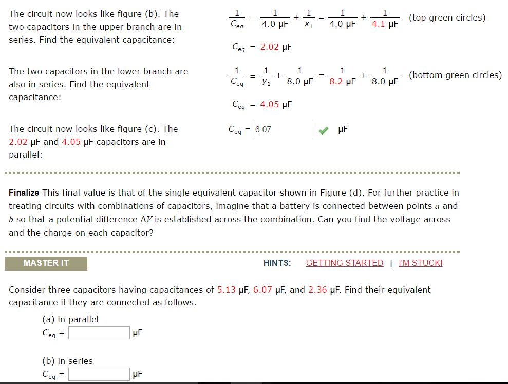 Solved Equivalent Capacitance Find the equivalent | Chegg.com
